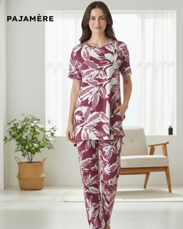 Womens Comfy Printed Pajama Set ✨